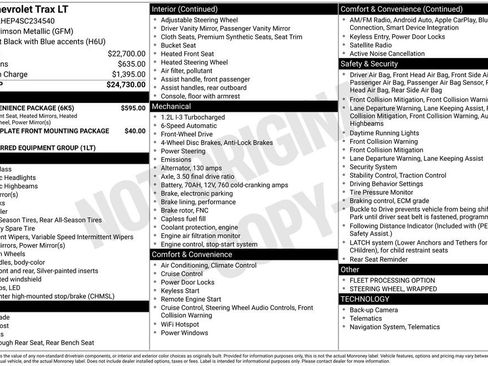 Used 2025 Chevrolet Trax LT w/ LT Convenience Package FWD image 28