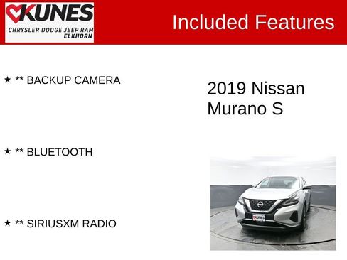 Used 2019 Nissan Murano S image 3