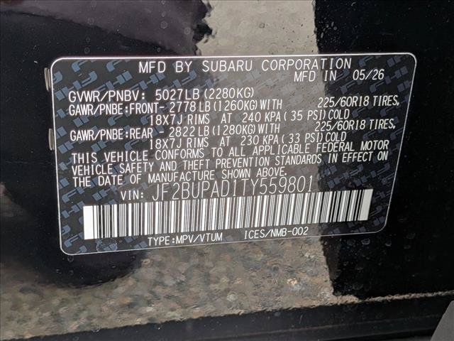 Used 2026 Subaru Outback Premium AWD/4WD image 18