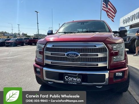 Used 2015 Ford F150 Platinum w/ Technology Package AWD/4WD image 2