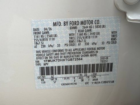 New 2026 Ford Explorer Active w/ Active Comfort Package RWD image 38