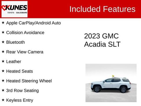 Used 2023 GMC Acadia SLT AWD/4WD image 2