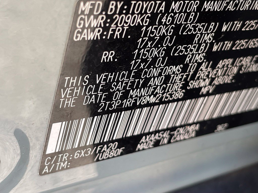 Used 2021 Toyota RAV4 XLE AWD/4WD image 33