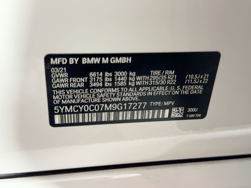 Used 2021 BMW X6 M w/ Competition Package image 20