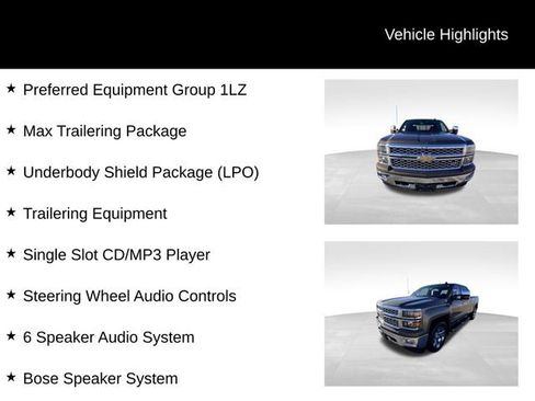 Used 2015 Chevrolet Silverado 1500 LTZ w/ Max Trailering Package image 13