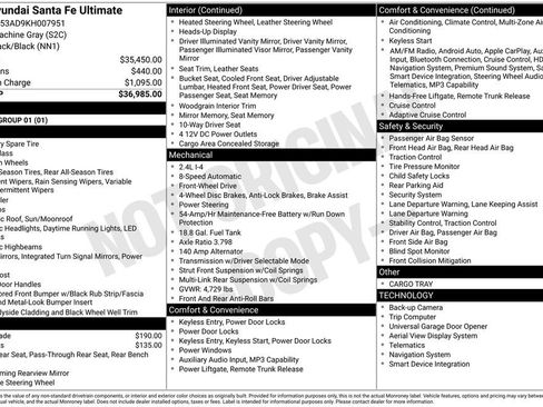 Used 2019 Hyundai Santa Fe FWD image 13