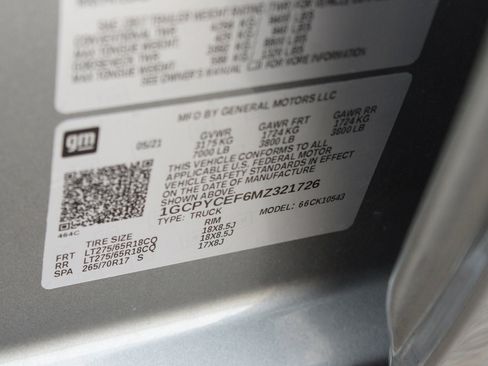 Used 2021 Chevrolet Silverado 1500 Custom Trail Boss image 23