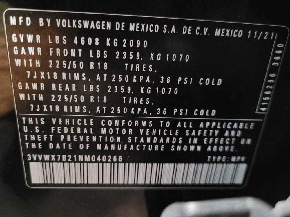 Used 2022 Volkswagen Taos SE AWD/4WD image 33