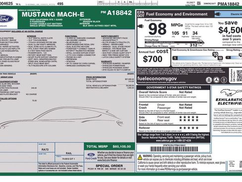 Used 2023 Ford Mustang Mach-E California Route 1 AWD/4WD image 26