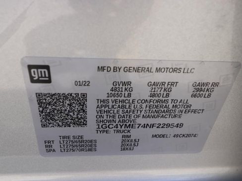 Used 2022 Chevrolet Silverado 2500 Custom w/ Custom Convenience Package AWD/4WD image 24