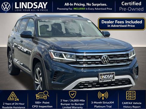 Certified 2023 Volkswagen Atlas SEL AWD/4WD image 1