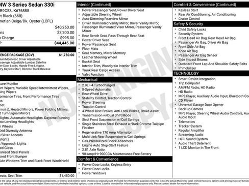 Used 2018 BMW 330i Sedan w/ Convenience Package RWD image 3
