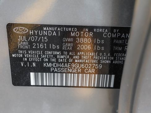 Used 2016 Hyundai Elantra Value Edition image 36