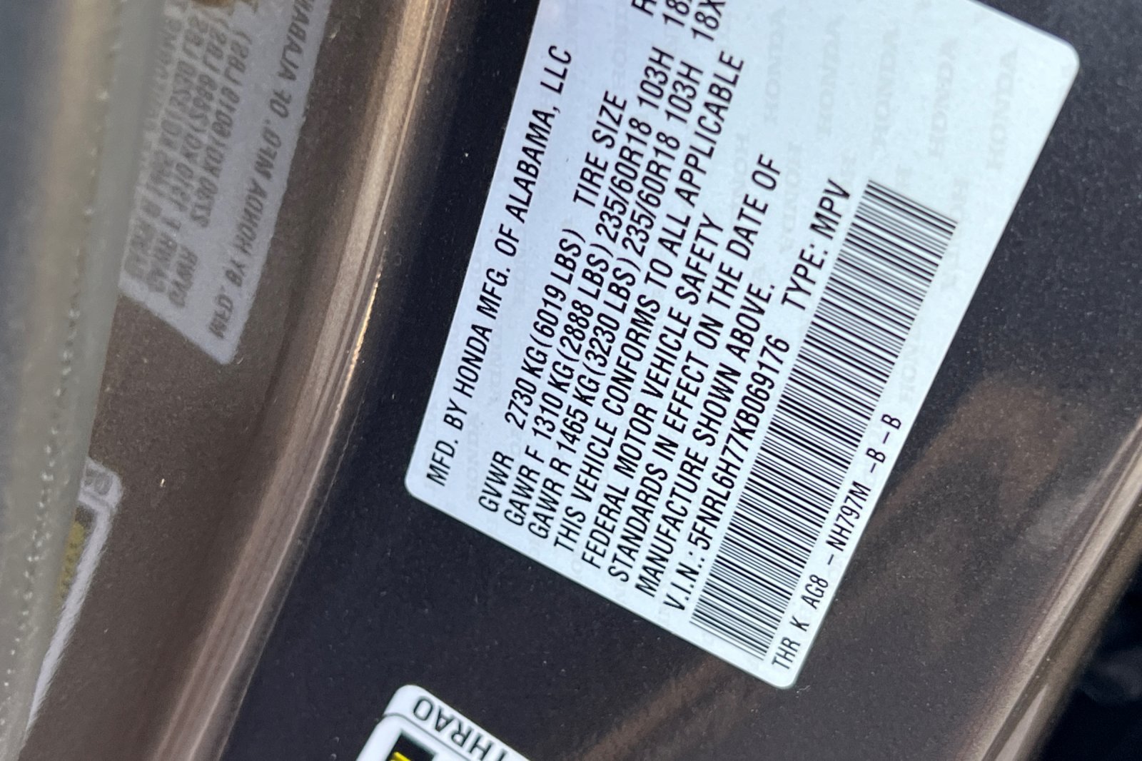 Used 2019 Honda Odyssey EX-L image 29