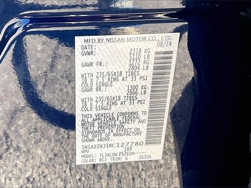 Certified 2024 Nissan Murano SV image 31