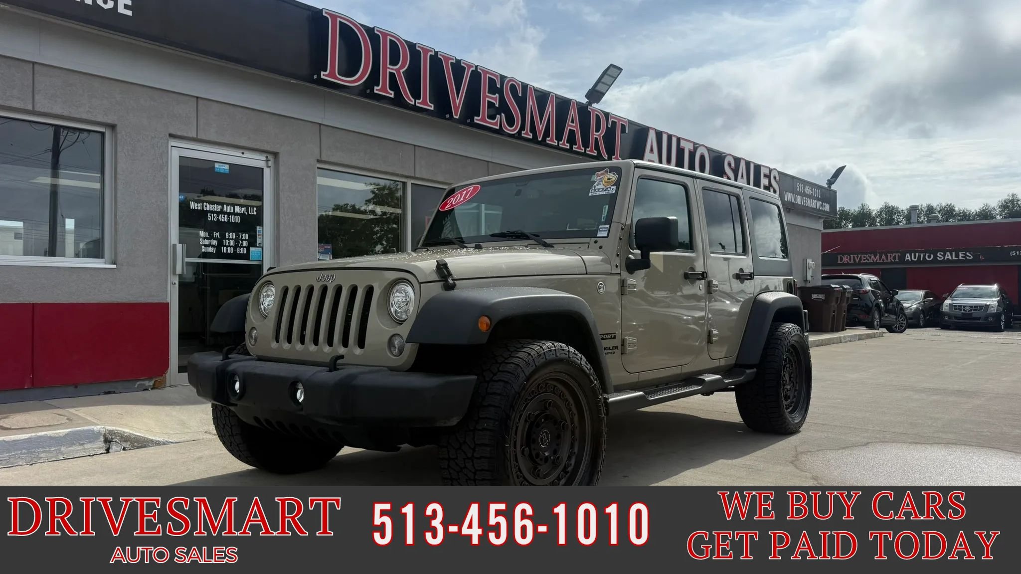 Used 2017 Jeep Wrangler Unlimited Sport w/ Quick Order Package 24S AWD/4WD image 1