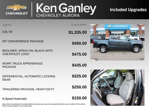 Certified 2019 Chevrolet Colorado W/T w/ WT Convenience Package RWD image 6