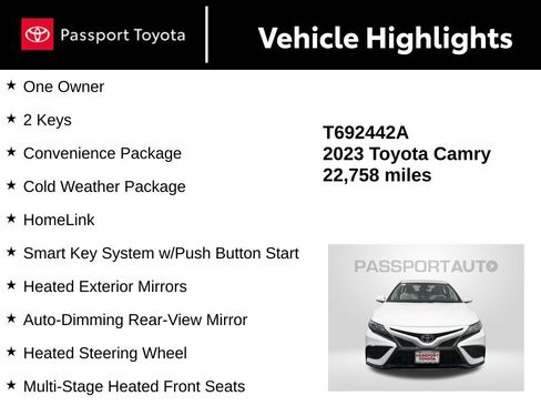 Certified 2023 Toyota Camry SE image 15