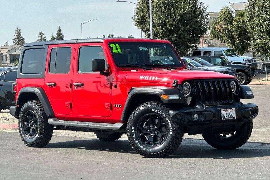 Used 2021 Jeep Wrangler Unlimited Sport AWD/4WD image 2