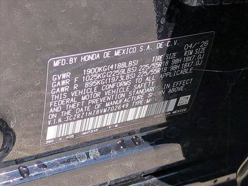 Used 2027 Honda HR-V EX-L image 24