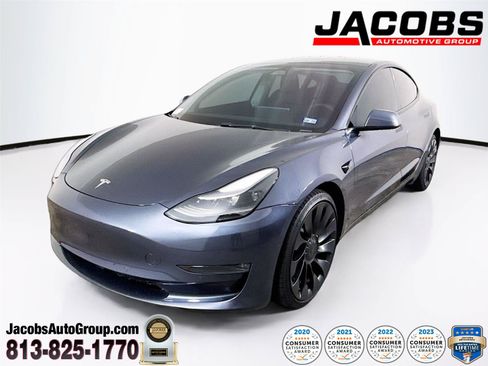 Used 2022 Tesla Model 3 Performance AWD/4WD image 1