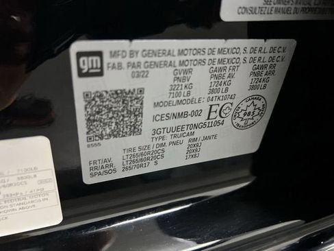 Certified 2022 GMC Sierra 1500 AT4 AWD/4WD image 33