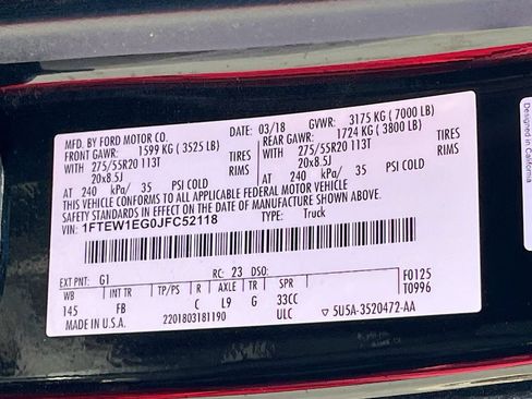 Used 2018 Ford F150 XLT w/ Equipment Group 302A Luxury AWD/4WD image 32