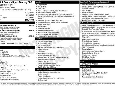 Certified 2025 Buick Envista Sport Touring w/ Convenience I Package image 42