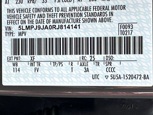 Used 2024 Lincoln Nautilus Black Label AWD/4WD image 34