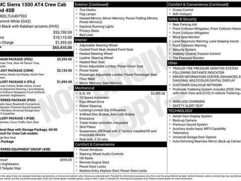 Used 2020 GMC Sierra 1500 AT4 w/ AT4 Premium Package AWD/4WD image 28