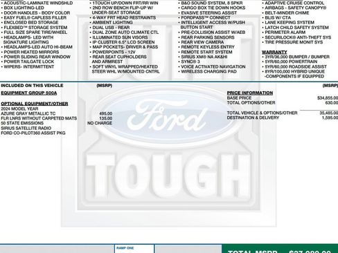 Used 2024 Ford Maverick Lariat AWD/4WD image 2
