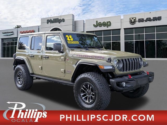 Certified 2025 Jeep Wrangler Unlimited Rubicon AWD/4WD image 1