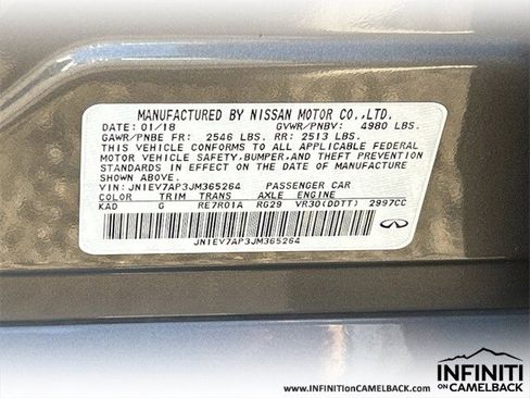 Used 2018 INFINITI Q50 Luxe w/ Cargo Package (L95) image 32