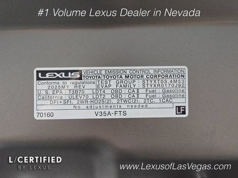 Certified 2025 Lexus LX 700h Luxury AWD/4WD image 30