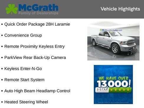 Used 2017 RAM 1500 Laramie w/ Convenience Group AWD/4WD image 6