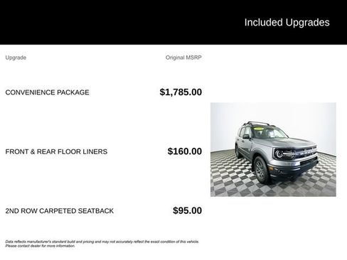 Certified 2023 Ford Bronco Sport Big Bend w/ Convenience Package image 6