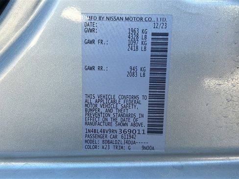 Certified 2024 Nissan Altima 2.5 S image 30