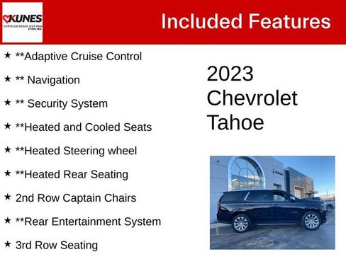 Used 2023 Chevrolet Tahoe Premier w/ Advanced Technology Package image 5