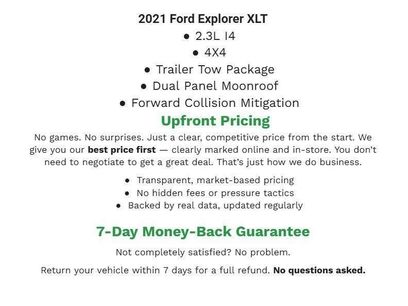 Used 2021 Ford Explorer XLT w/ Equipment Group 202A