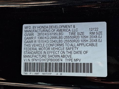 Used 2023 Honda Pilot Touring image 30