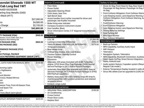 Used 2025 Chevrolet Silverado 1500 W/T w/ WT Safety Package RWD image 12