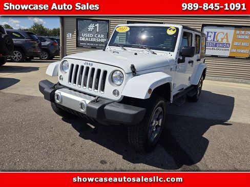 Used 2017 Jeep Wrangler Unlimited Sahara w/ Dual Top Group AWD/4WD image 1
