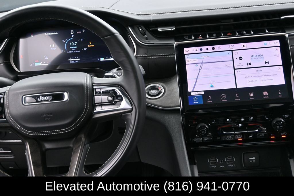Used 2025 Jeep Grand Cherokee Overland w/ Adv Protech Group III AWD/4WD image 13