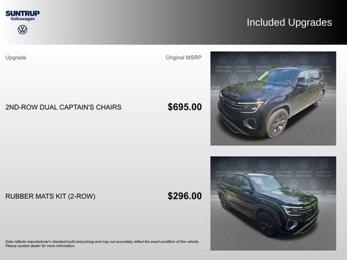 Used 2025 Volkswagen Atlas Peak Edition SE AWD/4WD image 2