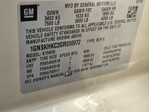 Used 2016 Chevrolet Suburban LT AWD/4WD image 35