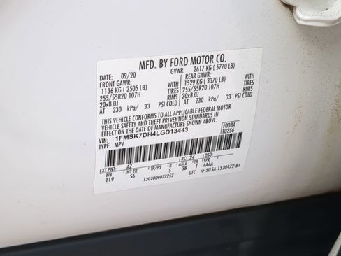 Certified 2020 Ford Explorer XLT w/ Equipment Group 202A image 66