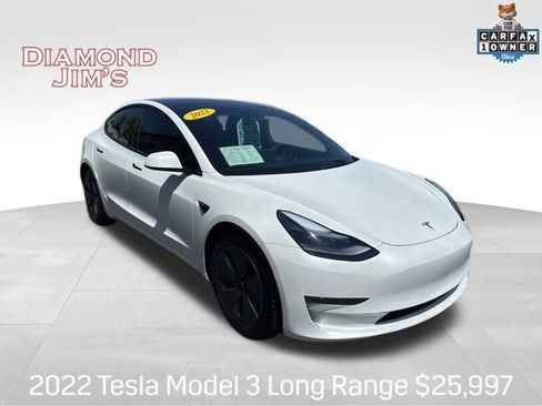Used 2022 Tesla Model 3 Long Range AWD/4WD image 1