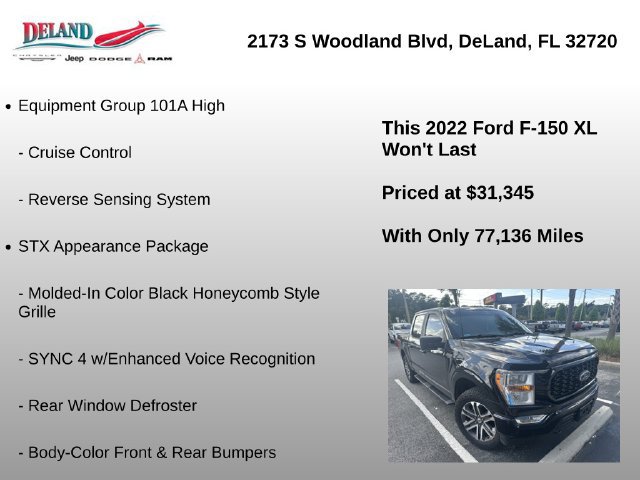 Used 2022 Ford F150 XL w/ STX Appearance Package AWD/4WD image 2