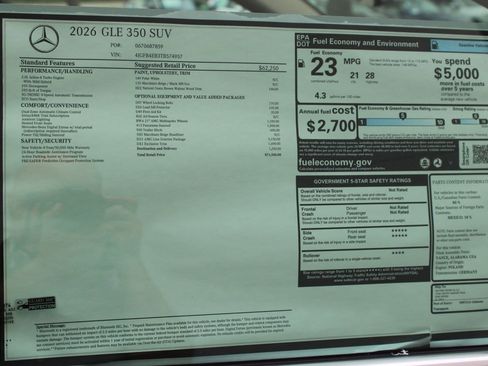 Used 2026 Mercedes-Benz GLE 350 4MATIC image 37