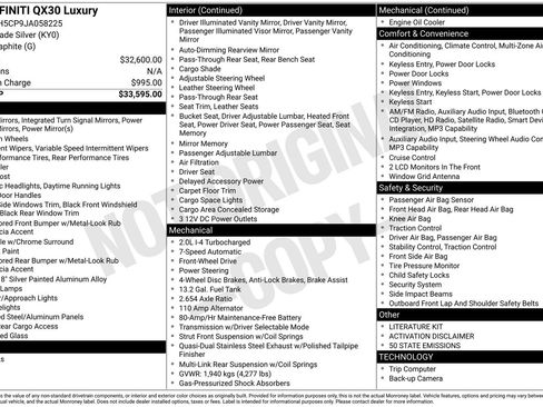 Used 2018 INFINITI QX30 image 6